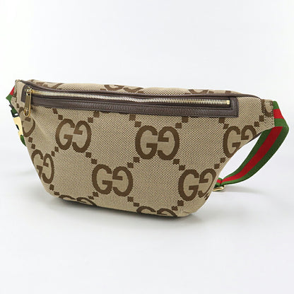 中古 グッチ ボディバッグ メンズ ブランド GUCCI ジャンボGG ベルトバッグ 696031 ベージュ バッグ USDGU96301011