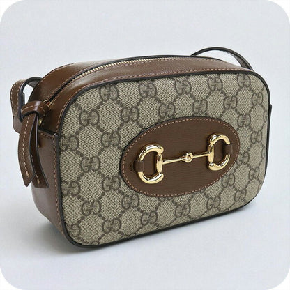 中古 グッチ ショルダーバッグ レディース ブランド GUCCI ホースビット 1955 スモール カメラバッグ レザー 760196 ベージュ バッグ USDGU96726011