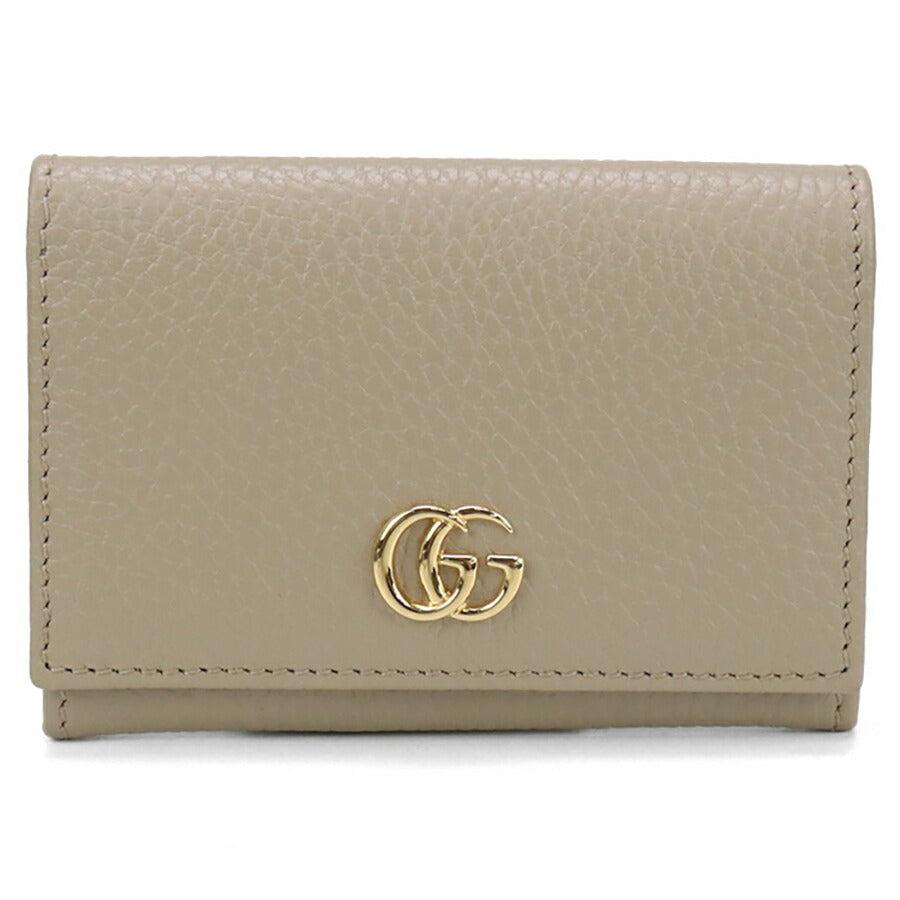 中古 グッチ カードケース レディース ブランド GUCCI ダブルG バイカラー カードケース レザー 739525 CAO2G ベージュ 財布 USDGU96803011