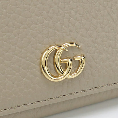 中古 グッチ カードケース レディース ブランド GUCCI ダブルG バイカラー カードケース レザー 739525 CAO2G ベージュ 財布 USDGU96803011