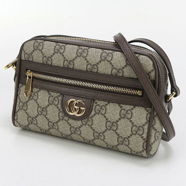 中古 グッチ 斜め掛け ショルダーバッグ レディース ブランド GUCCI オフィディア ミニ ショルダーバッグ レザー 772311 ベージュ バッグ USDGU97053011