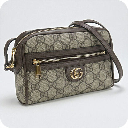 中古 グッチ 斜め掛け ショルダーバッグ レディース ブランド GUCCI オフィディア ミニ ショルダーバッグ レザー 772311 ベージュ バッグ USDGU97053011