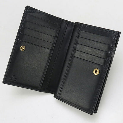 中古 グッチ 二折財布 レディース ブランド GUCCI ダブルG カードケース ウォレット 781583 ブラック 財布 USDGU97651011