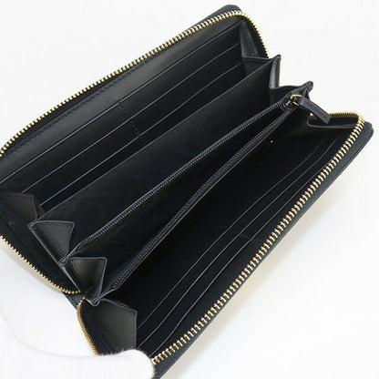 中古 グッチ 長財布ラウンドファスナー レディース ブランド GUCCI シルヴィ ジップアラウンド長財布 レザー 476083 ブラック 財布 USDGU97962011