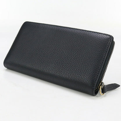 中古 グッチ 長財布ラウンドファスナー レディース ブランド GUCCI インターロッキングG ジップアラウンド長財布 レザー 750458 ブラック USDGU97963011