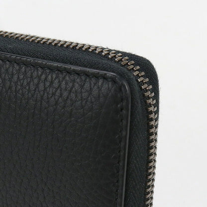 中古 グッチ 長財布ラウンドファスナー レディース ブランド GUCCI インターロッキングG ジップアラウンド長財布 レザー 750458 ブラック USDGU97963011