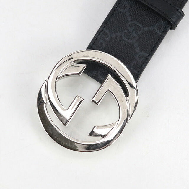 中古 グッチ ベルト メンズ ブランド GUCCI GGスプリーム レザー