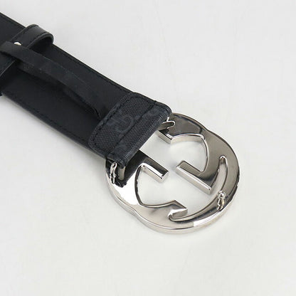 中古 グッチ ベルト メンズ ブランド GUCCI GGスプリーム レザー 411924 ブラック 小物 USDGU97968011