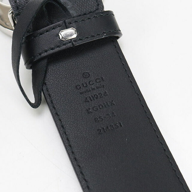 中古 グッチ ベルト メンズ ブランド GUCCI GGスプリーム レザー