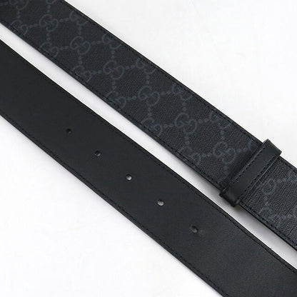 中古 グッチ ベルト メンズ ブランド GUCCI GGスプリーム レザー 411924 ブラック 小物 USDGU97968011