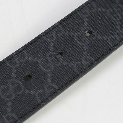 中古 グッチ ベルト メンズ ブランド GUCCI GGスプリーム レザー 411924 ブラック 小物 USDGU97968011