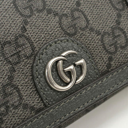 中古 グッチ 名刺入れ メンズ ブランド GUCCI オフィディア 732025 グレー 小物 USDGU98419011