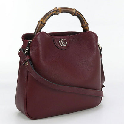 中古 グッチ ハンドバッグ レディース ブランド GUCCI グッチ ダイアナ スモール ショルダーバッグ レザー 799865 ワインレッド バッグ USDGU98878011