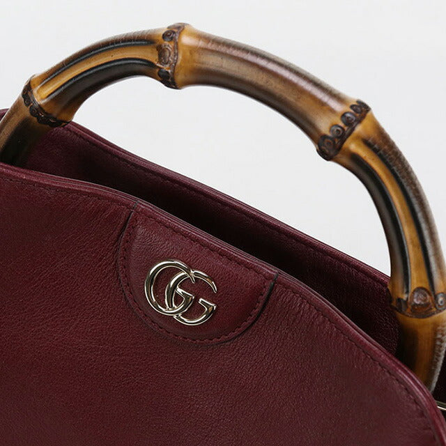 中古 グッチ ハンドバッグ レディース ブランド GUCCI グッチ ダイアナ スモール ショルダーバッグ レザー 799865 ワインレッド バッグ USDGU98878011