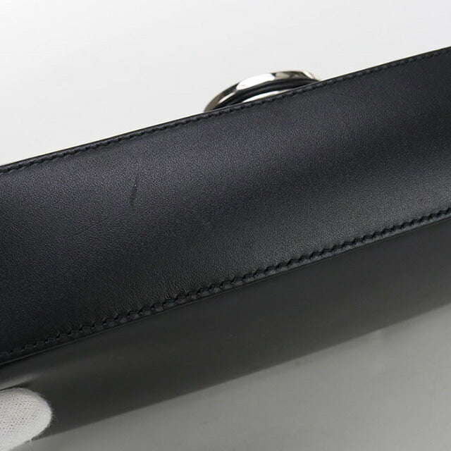 Used Gucci Handbag Ladies Brand GUCCI Petit GG 2WAY Handbag Leather 739721 Black Bag USDGU98979011