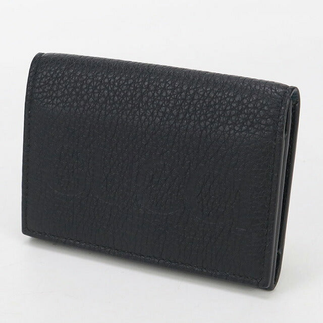 中古 グッチ 名刺入れ ユニセックス ブランド GUCCI グッチロゴ レザー 739389 ブラック 小物 USDGU99833011