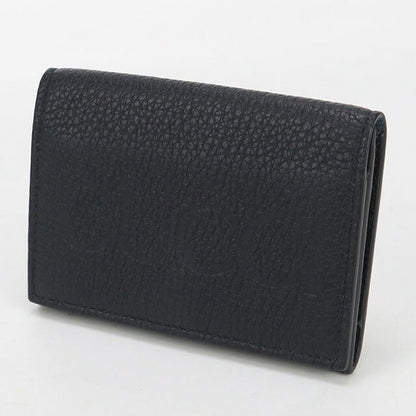 中古 グッチ 名刺入れ ユニセックス ブランド GUCCI グッチロゴ レザー 739389 ブラック 小物 USDGU99833011
