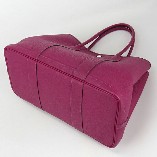 二手 Hermes 手提包 女士品牌 HERMES Garden Party PM 紫色包 USDHE100172011