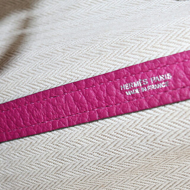 二手 Hermes 手提包 女士品牌 HERMES Garden Party PM 紫色包 USDHE100172011