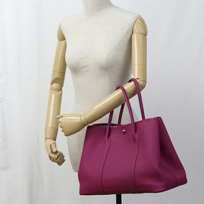 二手 Hermes 手提包 女士品牌 HERMES Garden Party PM 紫色包 USDHE100172011