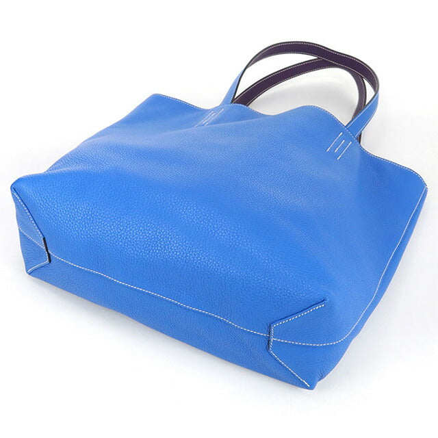 Used Hermes Tote Bag Unisex Brand HERMES Double Sense 36 Blue Bag USDHE100186011