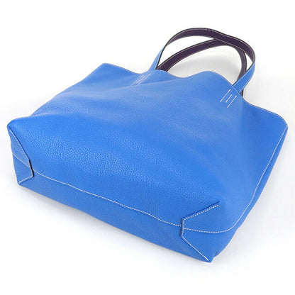 Used Hermes Tote Bag Unisex Brand HERMES Double Sense 36 Blue Bag USDHE100186011