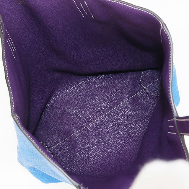 Used Hermes Tote Bag Unisex Brand HERMES Double Sense 36 Blue Bag USDHE100186011