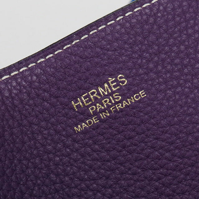 Used Hermes Tote Bag Unisex Brand HERMES Double Sense 36 Blue Bag USDHE100186011