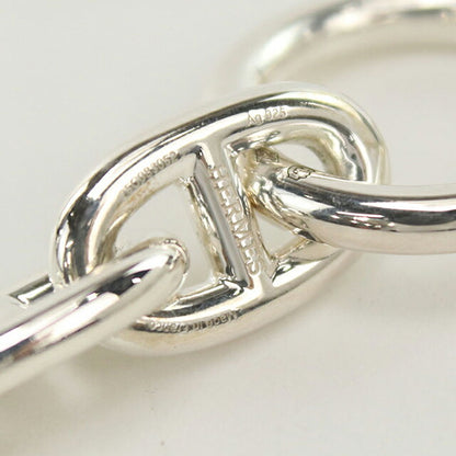 中古 エルメス ブレスレット ユニセックス ブランド HERMES シェーヌダンクルMM 14コマ シルバー アクセサリー USDHE100457011