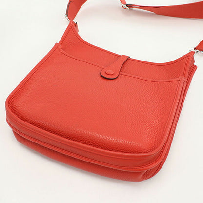 中古 エルメス 斜め掛け ショルダーバッグ レディース ブランド HERMES エブリン3PM レッド バッグ USDHE100522011