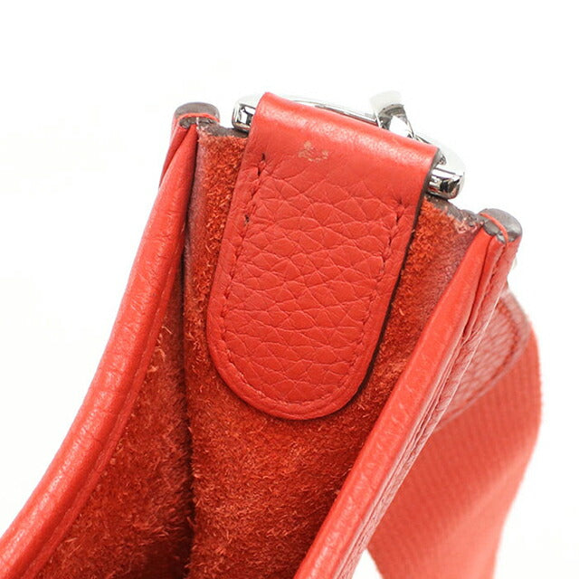 中古 エルメス 斜め掛け ショルダーバッグ レディース ブランド HERMES エブリン3PM レッド バッグ USDHE100522011