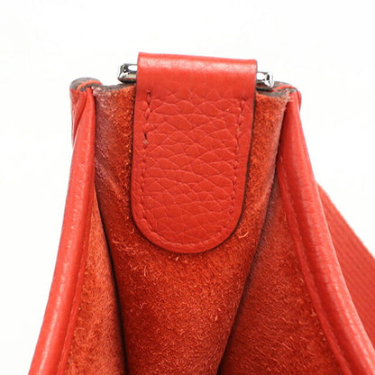 中古 エルメス 斜め掛け ショルダーバッグ レディース ブランド HERMES エブリン3PM レッド バッグ USDHE100522011