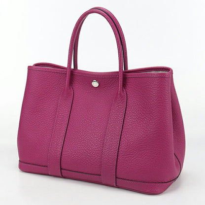 二手爱马仕手提包女士品牌 HERMES 花园派对 TPM 粉色包 USDHE100561011