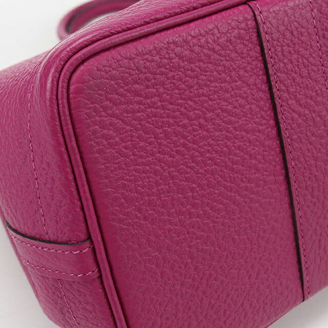 二手爱马仕手提包女士品牌 HERMES 花园派对 TPM 粉色包 USDHE100561011