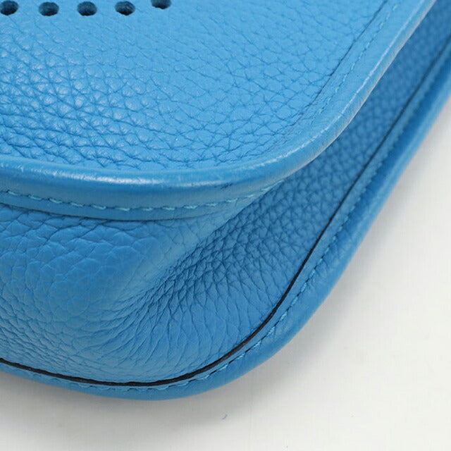 二手 Hermes 斜挎单肩包 女士品牌 HERMES Evelyn TPM 蓝色包 USDHE100754011