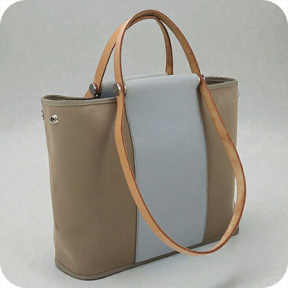 二手 Hermes 手提包 女士品牌 HERMES Kabak Elan PM 2WAY 卡其色包 USDHE101581011