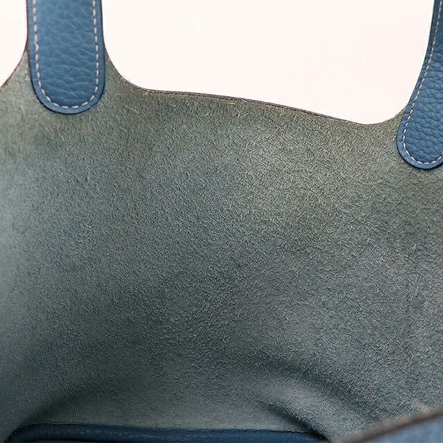 Used Hermes Handbag Ladies Brand HERMES Picotan Lock PM Blue Bag USDHE101795011