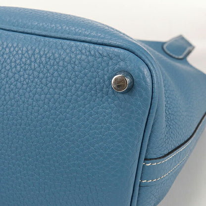Used Hermes Handbag Ladies Brand HERMES Picotan Lock PM Blue Bag USDHE101795011