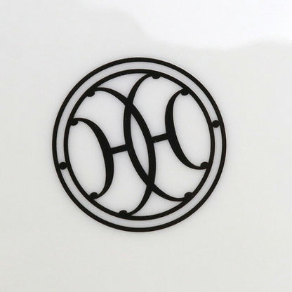 Used Hermes Dish Plate Brand HERMES H Deco Dessert Plate No1 White Accessory USDHE102901011