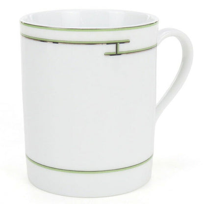 中古 エルメス マグカップ ブランド HERMES リズム マグカップ ホワイト 小物 USDHE102902011
