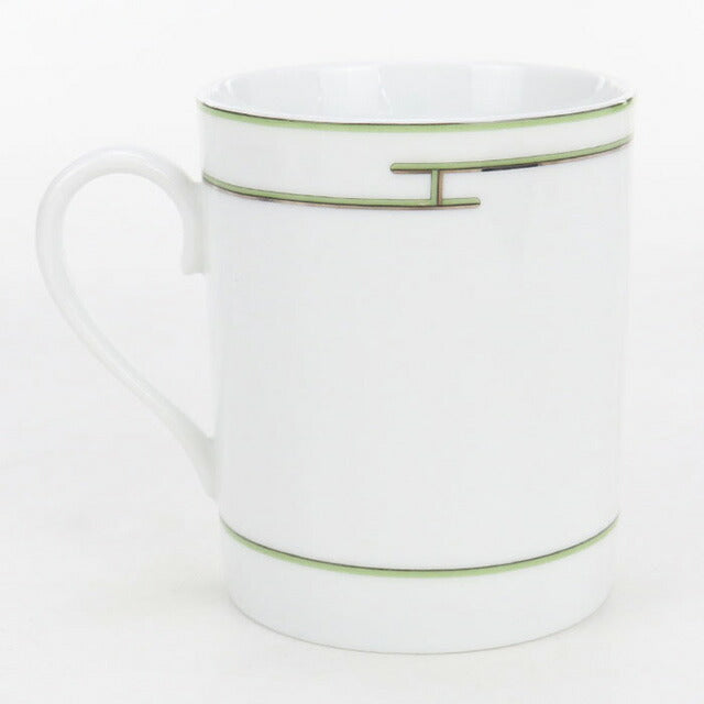 中古 エルメス マグカップ ブランド HERMES リズム マグカップ ホワイト 小物 USDHE102902011