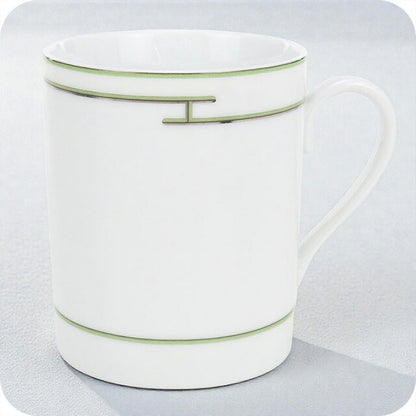 中古 エルメス マグカップ ブランド HERMES リズム マグカップ ホワイト 小物 USDHE102902011