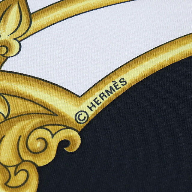 中古 エルメス スカーフ レディース ブランド HERMES カレ90 ブラック