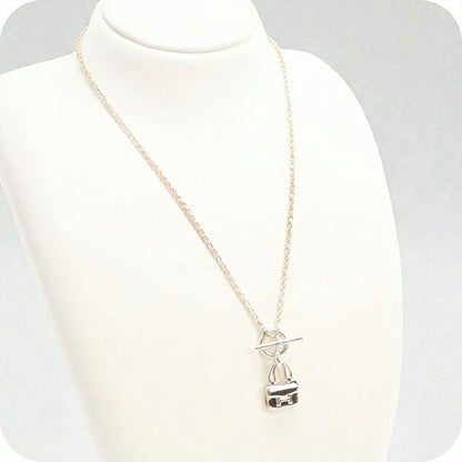 中古 エルメス ネックレス レディース ブランド HERMES アミュレット コンスタンス ネックレス シルバー アクセサリー USDHE103583011