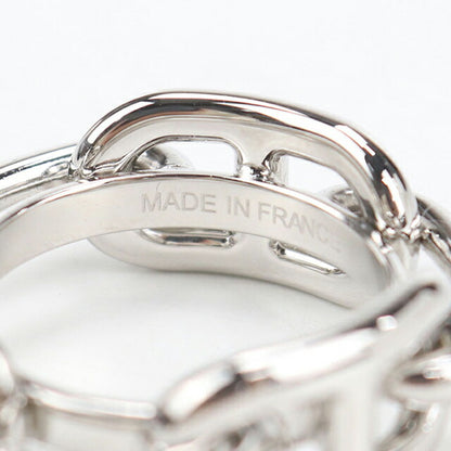 中古 エルメス スカーフリング レディース ブランド HERMES カレ90用 レガート 90 シルバー 小物 USDHE104324011