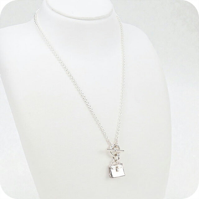 中古 エルメス ネックレス レディース ブランド HERMES アミュレット ケリー シルバー アクセサリー USDHE104398011