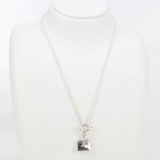 中古 エルメス ネックレス レディース ブランド HERMES アミュレット ケリー シルバー アクセサリー USDHE104398011