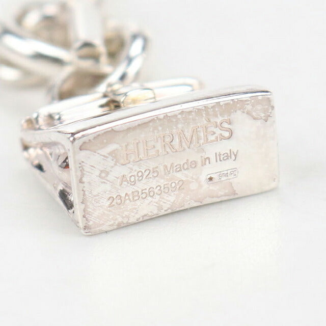 中古 エルメス ネックレス レディース ブランド HERMES アミュレット ケリー シルバー アクセサリー USDHE104398011