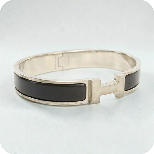 中古 エルメス ブレスレット レディース ブランド HERMES クリックH シルバー アクセサリー USDHE104422011