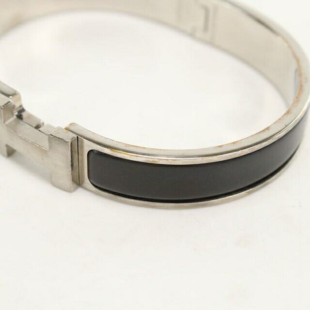 Used Hermes Bracelet Ladies Brand HERMES Click H Silver Accessories USDHE104422011